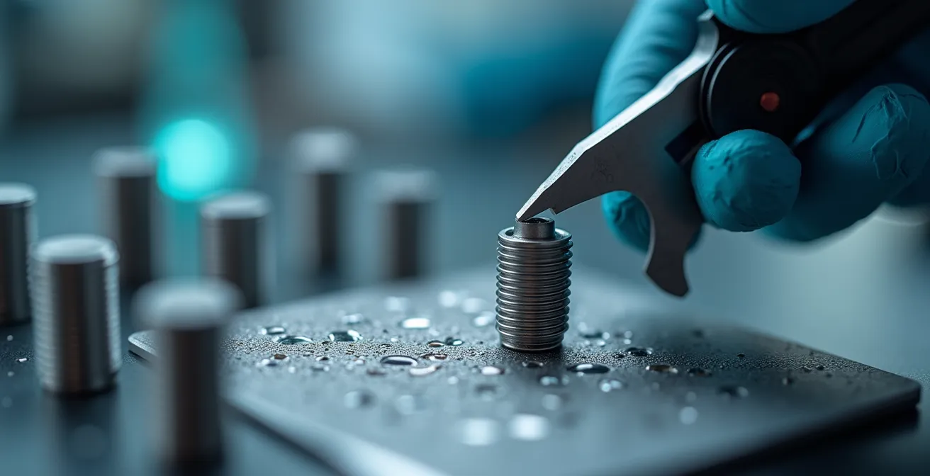 Strenge Qualitätskontrolle in der Schweizer Implantat-Produktion