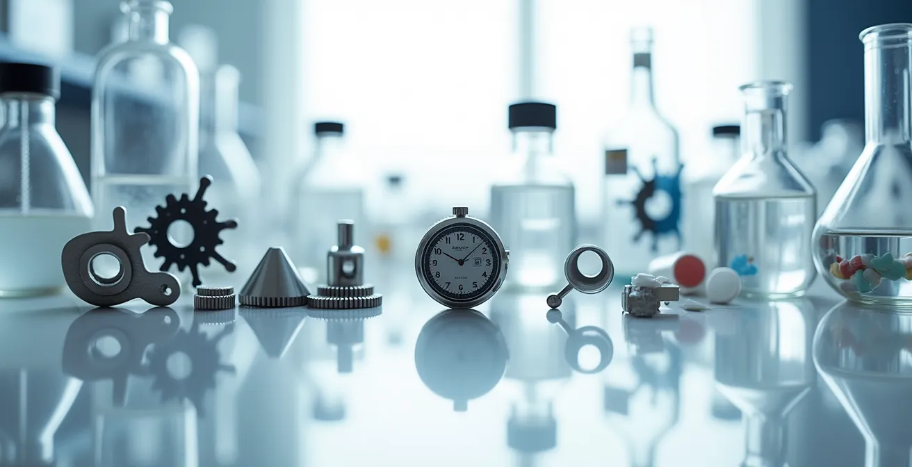 Steriler Produktionsraum zeigt Parallelen zwischen Uhren- und Pharmaindustrie